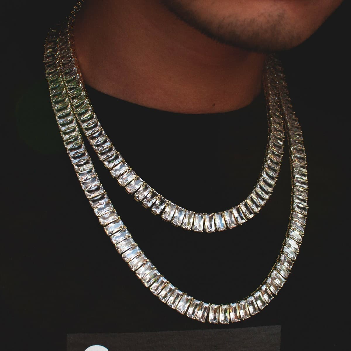 Baguette Tennis Chain